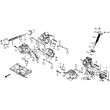 CARBURETOR COMP. PARTS