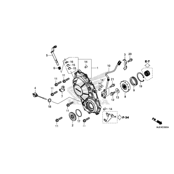 RIGHT CRANKCASE COVER