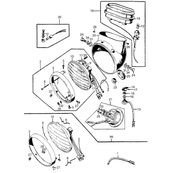 HEADLIGHT + SPEEDOMETER