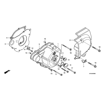 LEFT CRANKCASE COVER