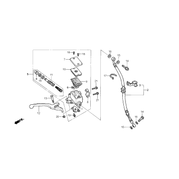 FRONT BRAKE MASTER CYLINDER