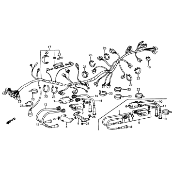 WIRE HARNESS + IGNITION COIL