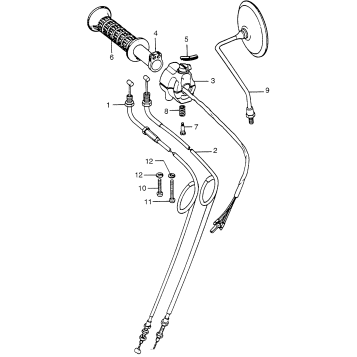RIGHT HANDLE SWITCH + CABLE I
