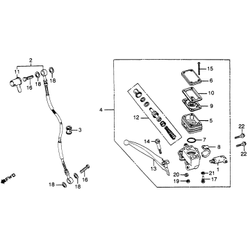 FRONT BRAKE MASTER CYL 80