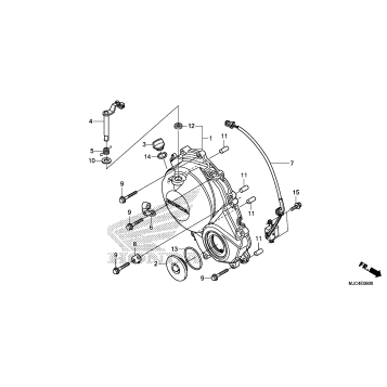 RIGHT CRANKCASE COVER