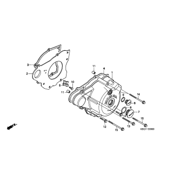 LEFT CRANKCASE COVER