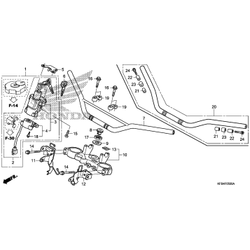 HANDLEBAR + TOP BRIDGE