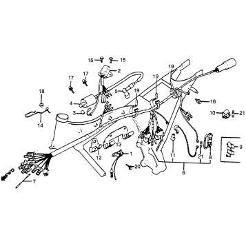 WIRE HARNESS + IGNITION COIL