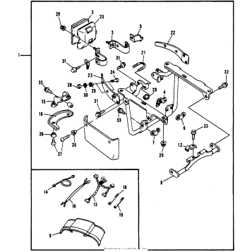 FAIRING MOUNT SET 81-82