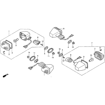 FRONT + REAR TURN SIGNAL
