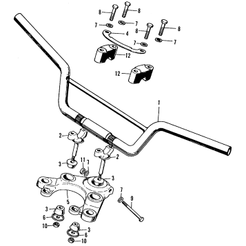 HANDLEBAR + TOP BRIDGE
