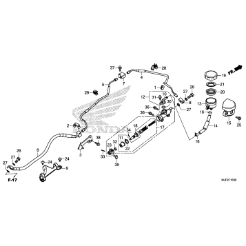 REAR BRAKE MASTER        CYLINDER (1)