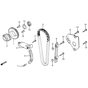 CAM CHAIN + TENSIONER