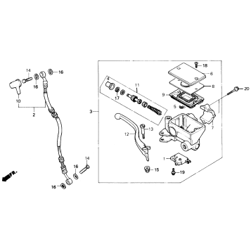 FRONT BRAKE MASTER CYLINDER