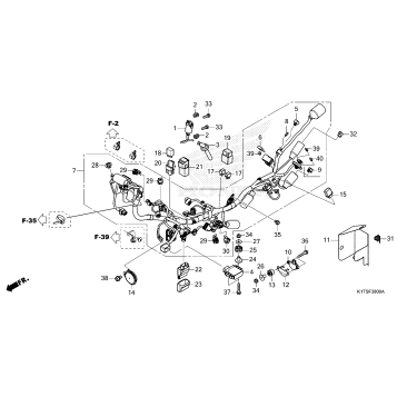WIRE HARNESS             (CRF300LA/LDA)