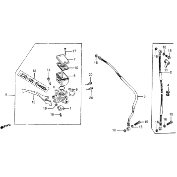 FRONT BRAKE MASTER CYLINDER 81