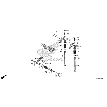 CAMSHAFT VALVE (FR.)