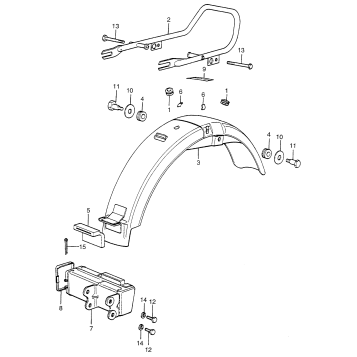 REAR FENDER + TOOL BOX