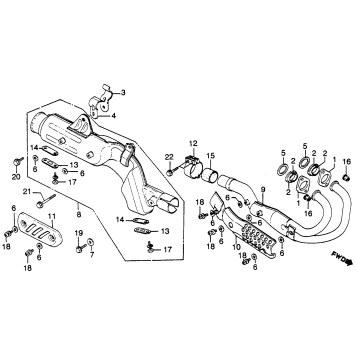 XL500S MUFFLER 79-81