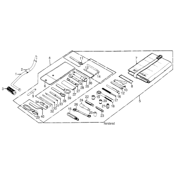 TOOL SET + KICK STARTER ARM