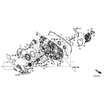 RIGHT CRANKCASE COVER    (2)