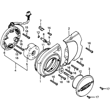 LEFT CRANKCASE COVER