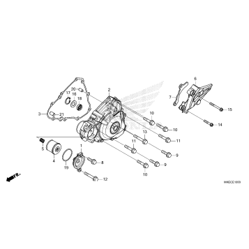 LEFT CRANKCASE COVER