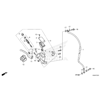 FRONT BRAKE MASTER       CYLINDER