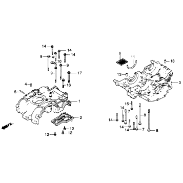 ALTERNATOR + CRANKCASE 82-83