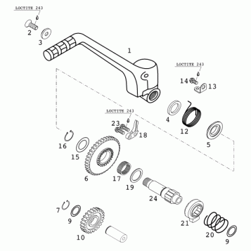 TRANSMISSION I - MAIN SHAFT