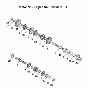 TRANSMISSION II - COUNTERSHAFT
