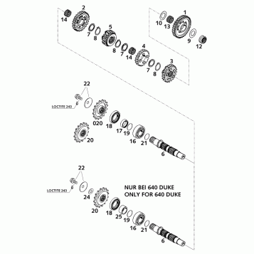 TRANSMISSION II - COUNTERSHAFT