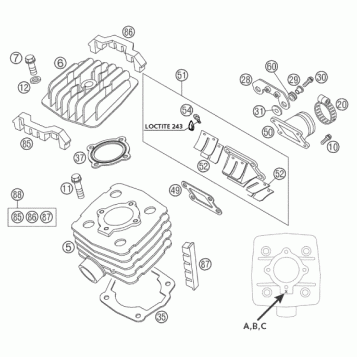 CYLINDER, CYLINDER HEAD
