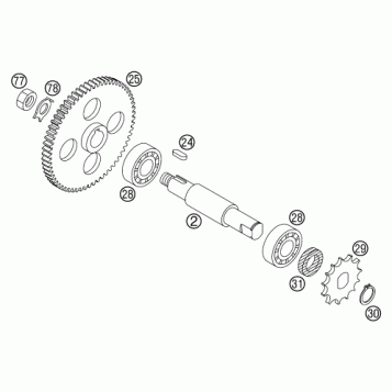 TRANSMISSION II - COUNTERSHAFT
