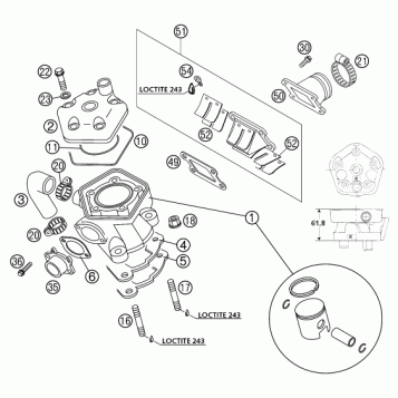 CYLINDER, CYLINDER HEAD