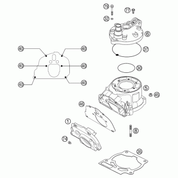 CYLINDER, CYLINDER HEAD