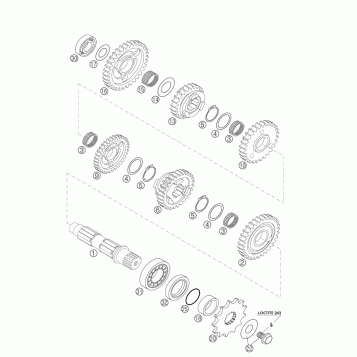 TRANSMISSION II - COUNTERSHAFT