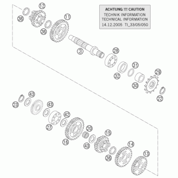 TRANSMISSION II - COUNTERSHAFT