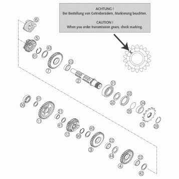 TRANSMISSION II - COUNTERSHAFT