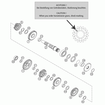 TRANSMISSION II - COUNTERSHAFT