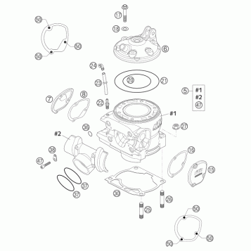 CYLINDER, CYLINDER HEAD