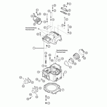 CYLINDER, CYLINDER HEAD