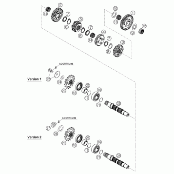 TRANSMISSION II - COUNTERSHAFT