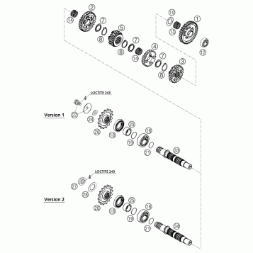 TRANSMISSION II - COUNTERSHAFT