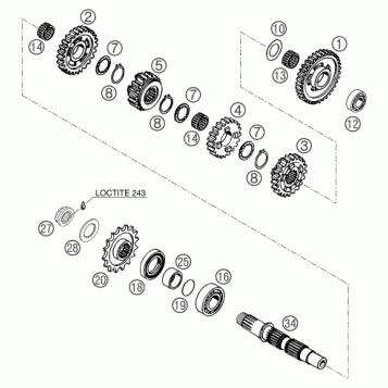 TRANSMISSION II - COUNTERSHAFT