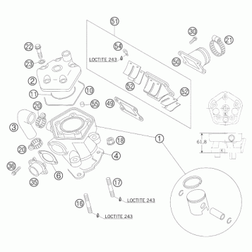 CYLINDER, CYLINDER HEAD