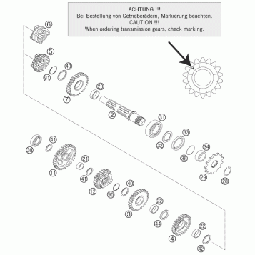 TRANSMISSION II - COUNTERSHAFT