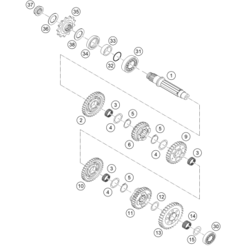 TRANSMISSION II - COUNTERSHAFT
