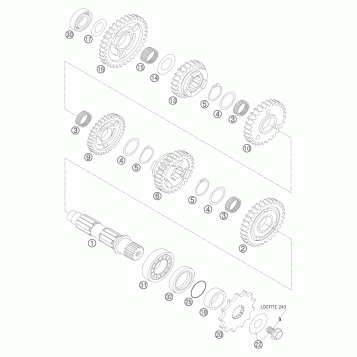 TRANSMISSION II - COUNTERSHAFT