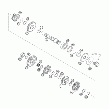 TRANSMISSION II - COUNTERSHAFT